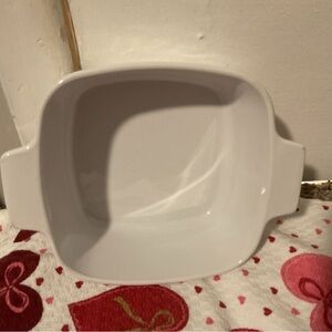 Corningware White Ceramic Dish